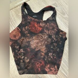 GUC Medium Floral Athleta cropped tank/bra